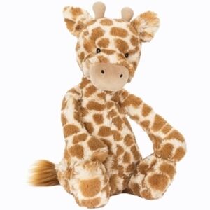 Jellycat Bashful Medium 12" Giraffe 🦒 Soft & Plush NWT!